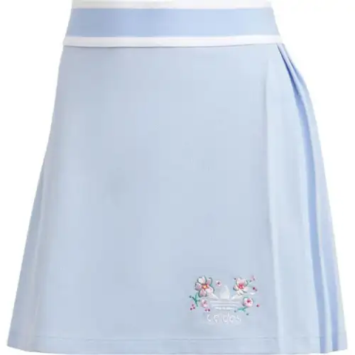 Adidas Originals Cherry Blossom Limited Series Casual Short Skirts Women's Light Pink Blue