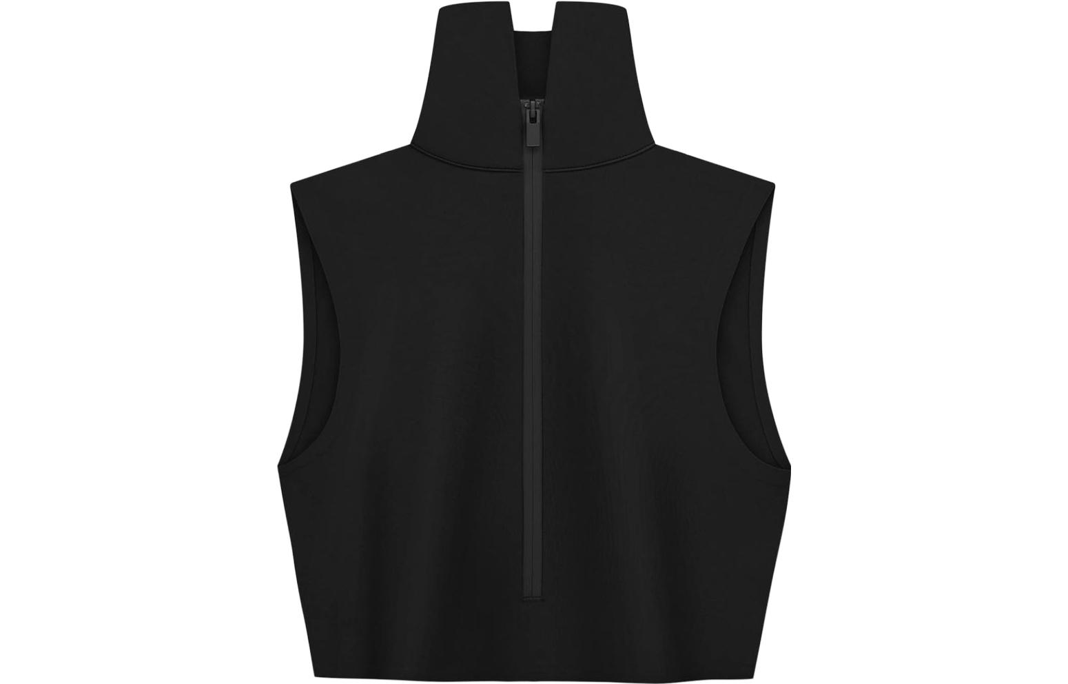 Adidas X Fear Of God Athletics Women’s High Neck Crop Top Black