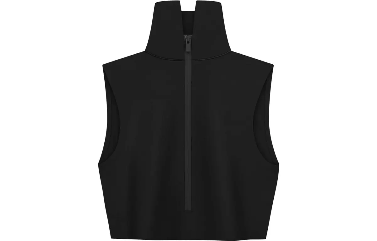 Adidas X Fear Of God Athletics Women's High Neck Crop Top Black