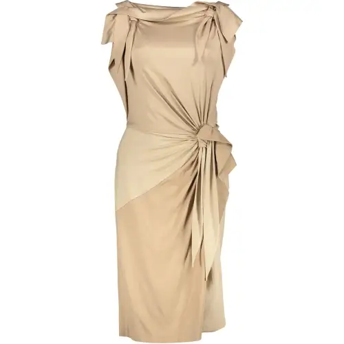 Burberry Tie Detailed Sleeveless Dress