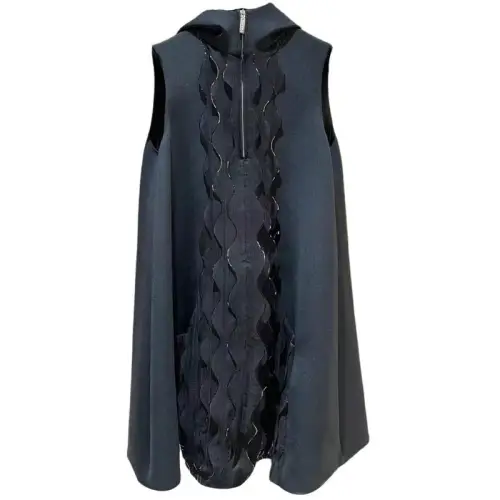 CHANEL Sleeveless Dress Women's Black
