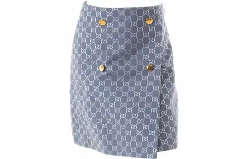 GUCCI SS21 Casual Short Skirts Women's Blue