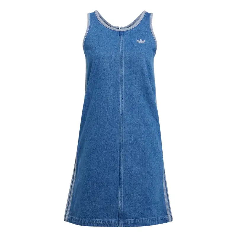 Adidas Originals Adicolor Denim 3 Stripes Tank Dress