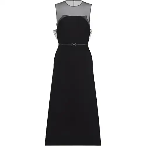 DIOR Sleeveless Dress Women's Black