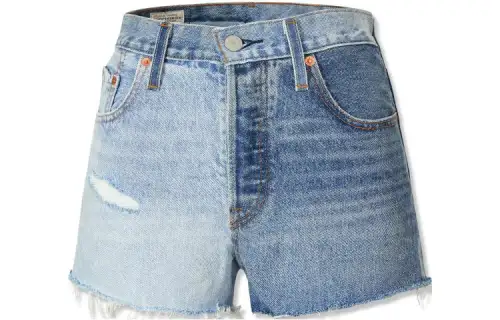 Levis Denim Shorts Women's Blue