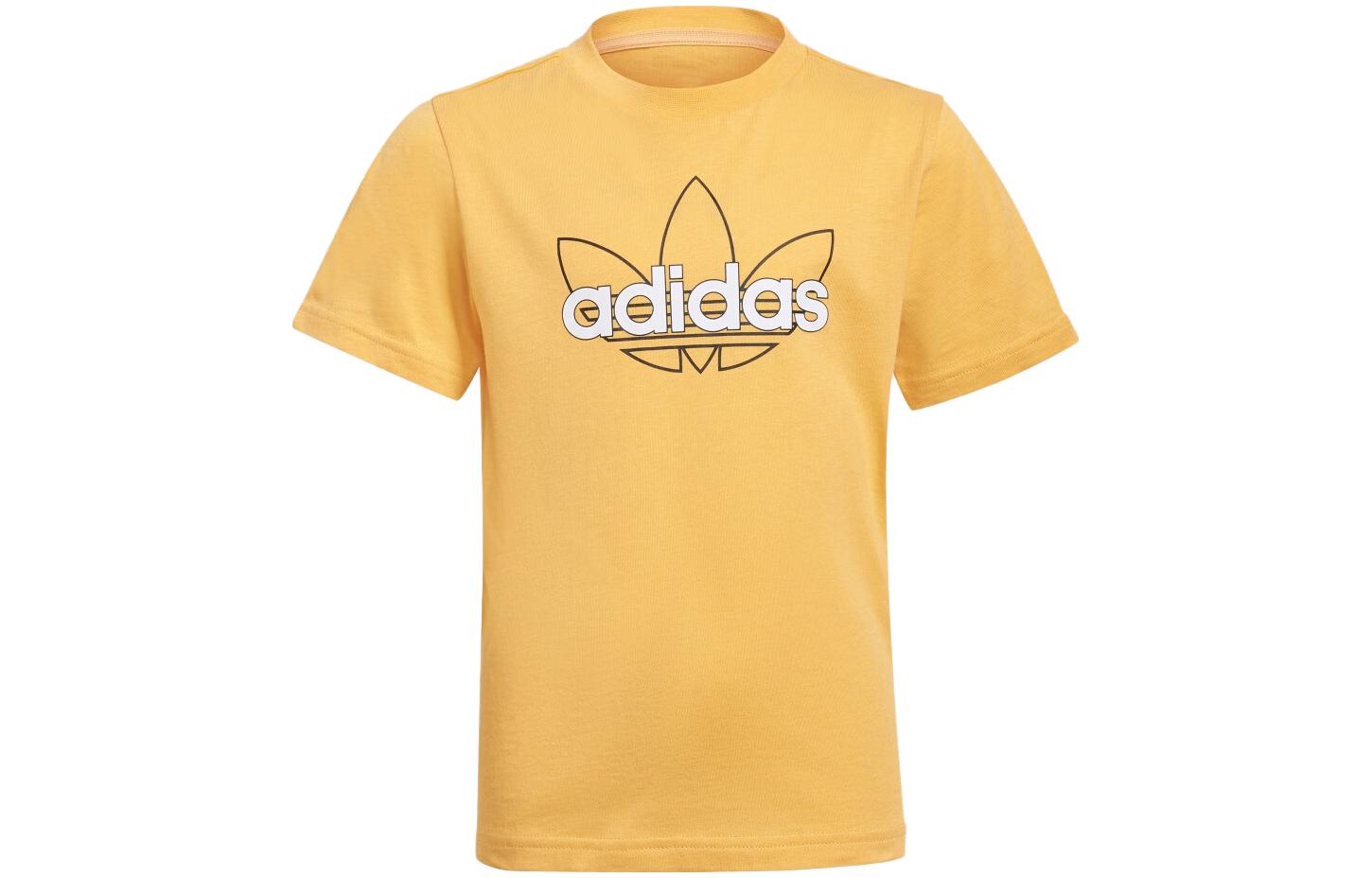 Футболка adidas originals (оранжево-желтая)