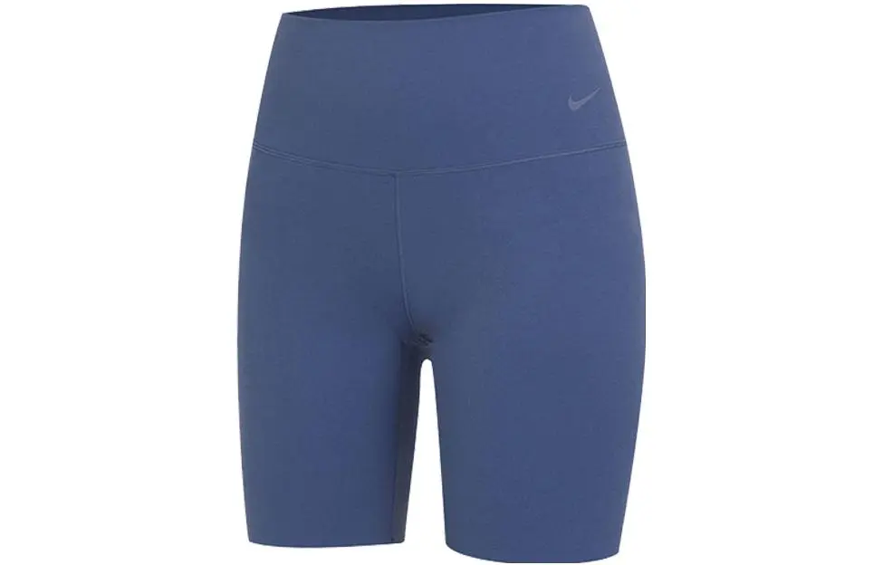 Nike Sports Shorts Women's Blue Moderate Straight Fit Pants