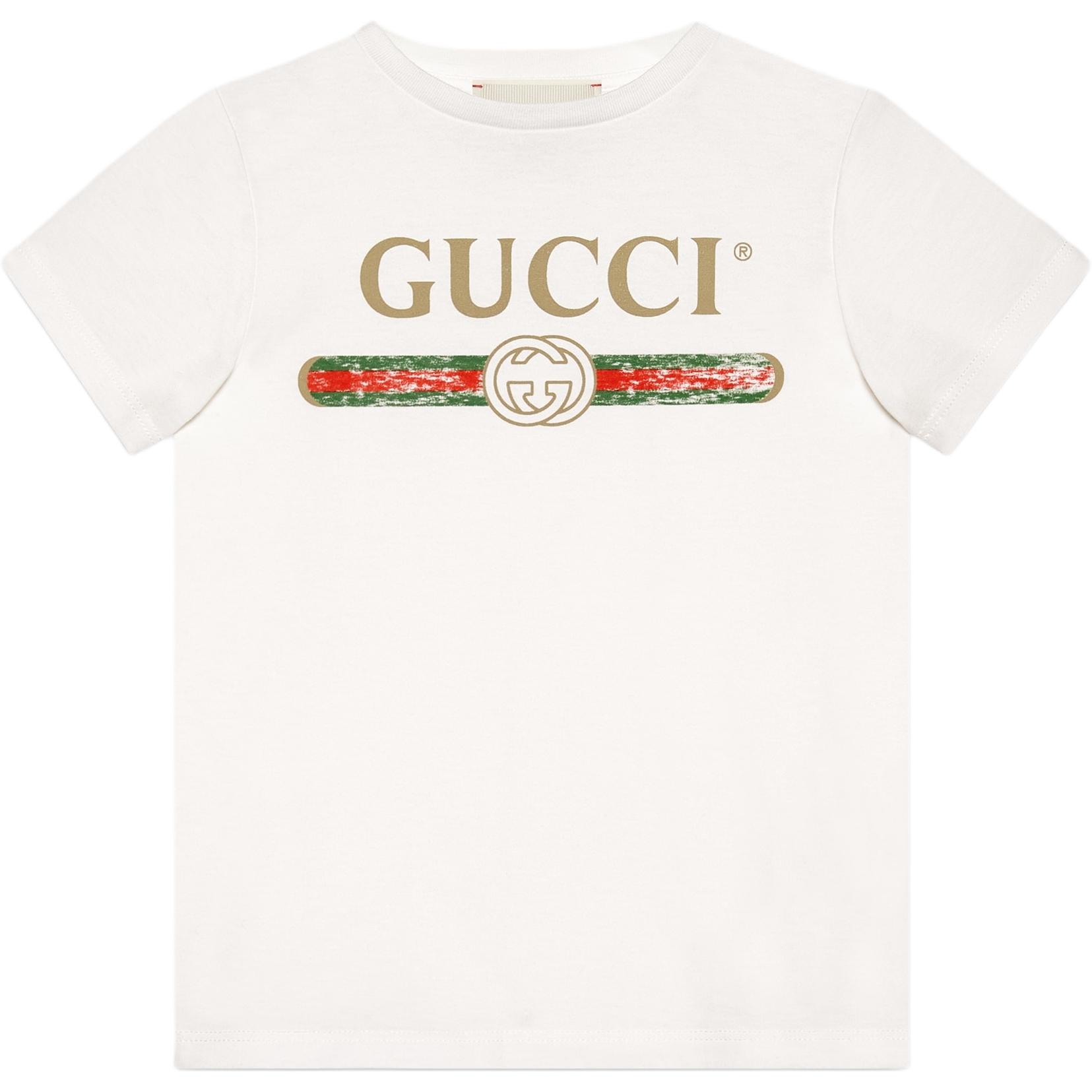 Футболка Gucci Kids Belt Logo (белая)