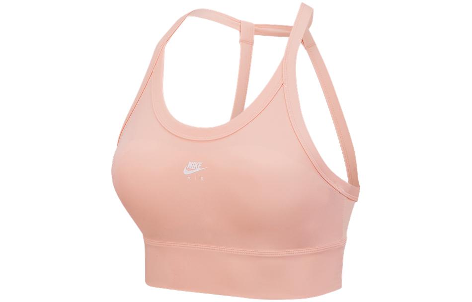 Nike Solid Medium Support One Piece Padded Sports Bra Washed Coral