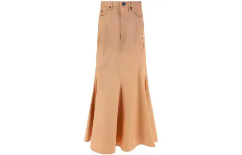 Burberry Casual Long Skirt Women's Brown