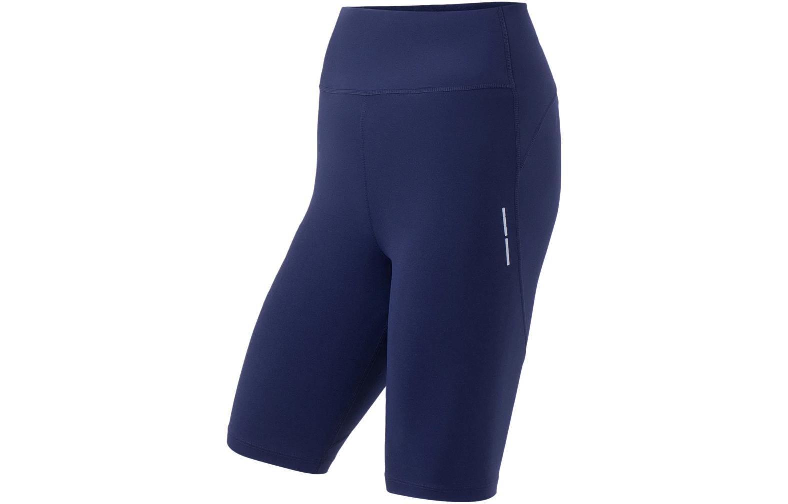 Li Ning Fitness Series Solid Color Sports Shorts Women’s Dark Ship Blue