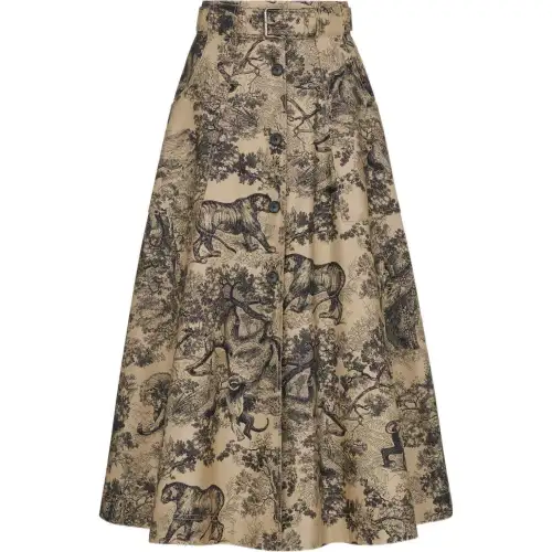 DIOR FW22 Skirt Women's Earth Yellow