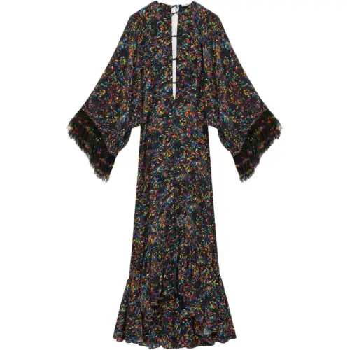 LOEWE SS25 Long Sleeved Dress Women's Multicolor