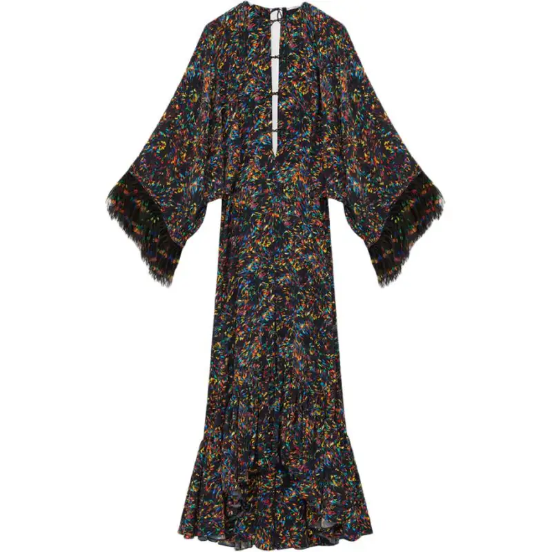 LOEWE SS25 Long Sleeved Dress Women's Multicolor