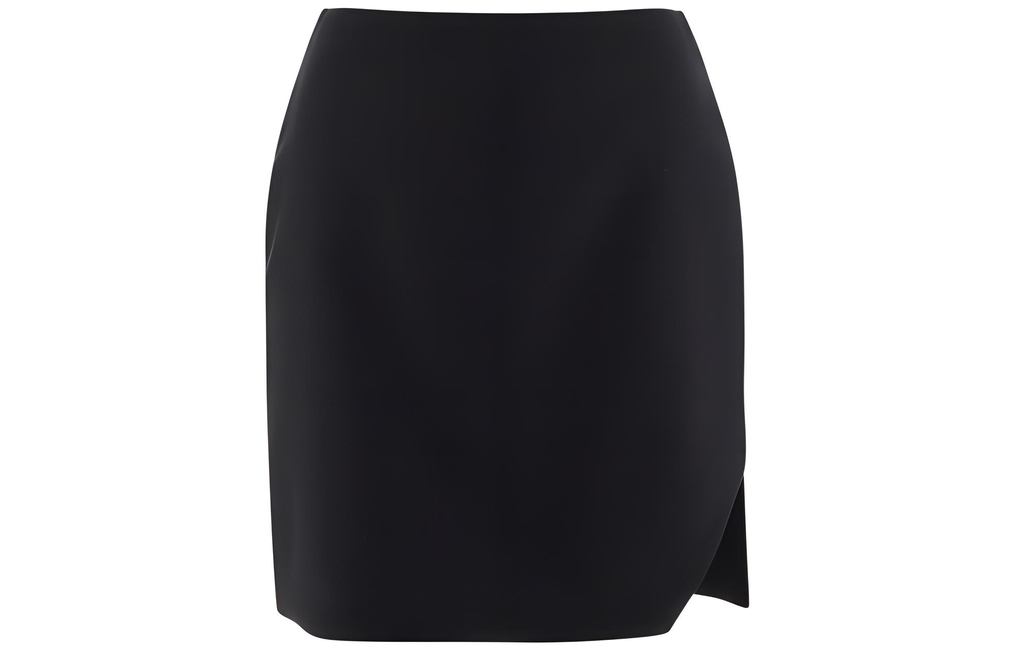 Женская юбка Alexander McQueen 718778QJAC71000 (черная)