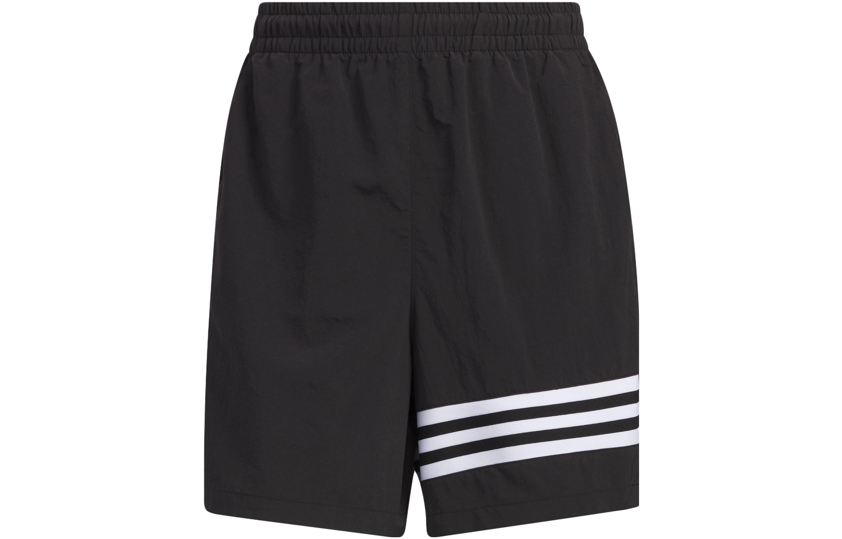 Adidas Originals Sports Shorts Women’s Black Moderate Wide Leg Pants