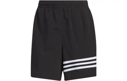 Adidas Originals Sports Shorts Women's Black Moderate Wide Leg Pants