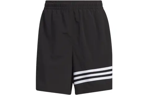 Adidas Originals Sports Shorts Women's Black Moderate Wide Leg Pants