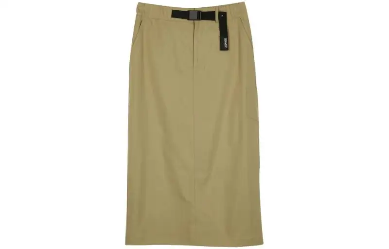 Skechers Stroll Casual Long Skirt Women's Kelp Brown