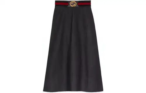 GUCCI Denim Short Skirts Women's Black