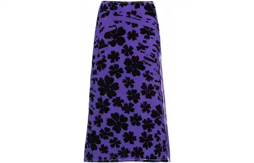 MIU MIU FW22 Casual Long Skirt Women's Purple