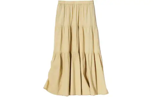 UNIQLO Casual Long Skirt Women's Beige