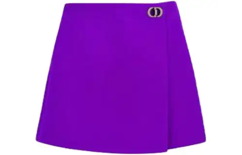 DIOR Casual Short Skirts Women's Purple Moderate Short Other