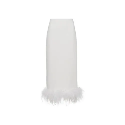 MIU MIU Slite Detailed Midi Skirt
