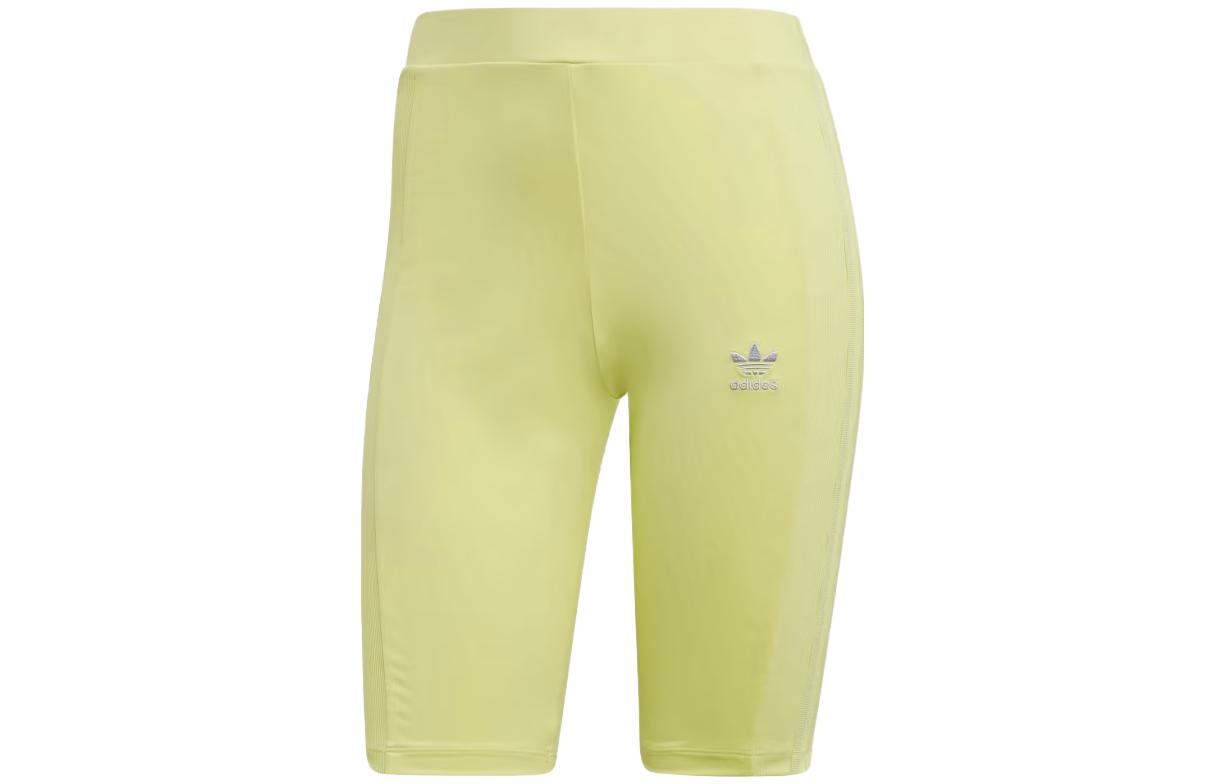 Adidas Originals Sports Shorts Women’s Yellow Moderate Tight Pants