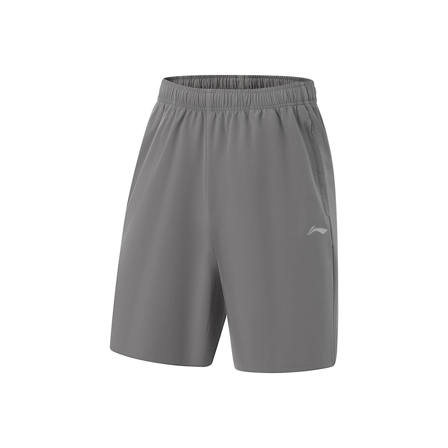 Li Ning Fitness Series Sports Shorts Men’s Road Gray Single Label
