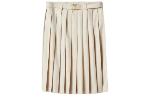 Miu Miu pleated midi skirt