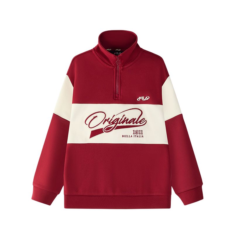 Женский свитшот Fila Kids Originale (красный)