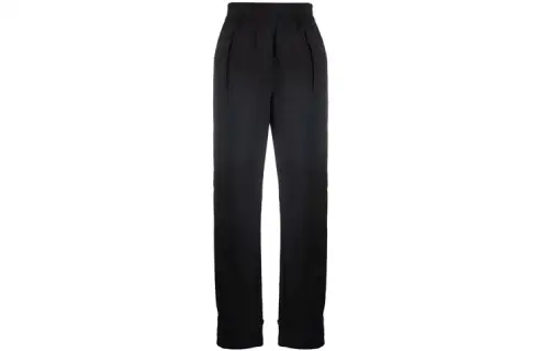 OFF-WHITE ankle-strap straight-leg trousers