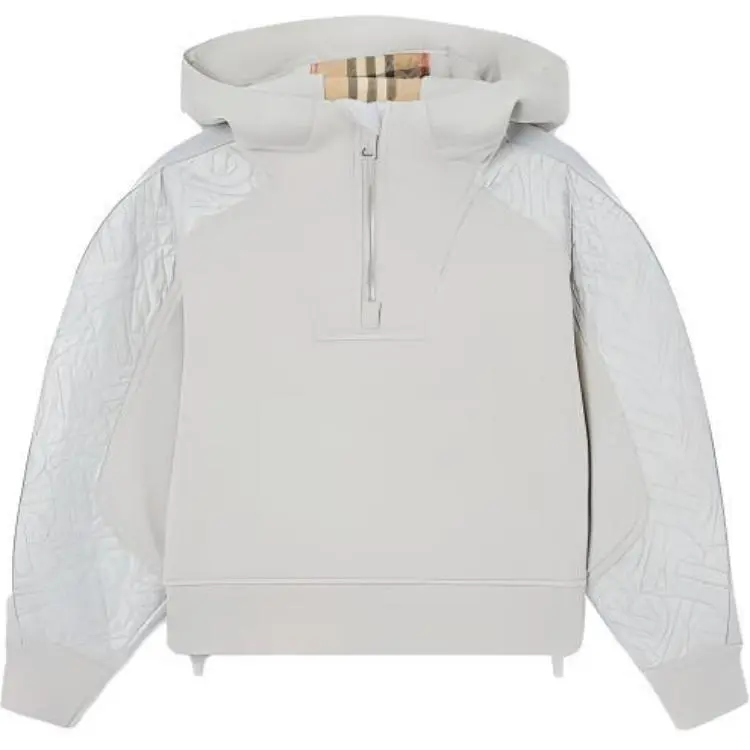 Burberry Puffer Jacket Light Gray Kids'