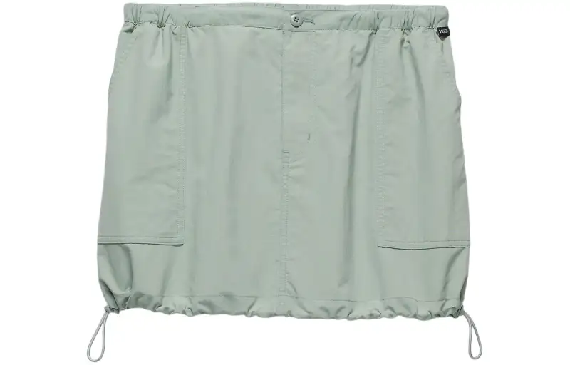 Vans Riley Nylon Mini Skirt Casual Short Skirts Women's Green