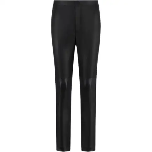 DIOR 30 Montaigne SS24 Leather Pants Women's Black