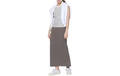 UNIQLO Casual Long Skirt Women's Camel