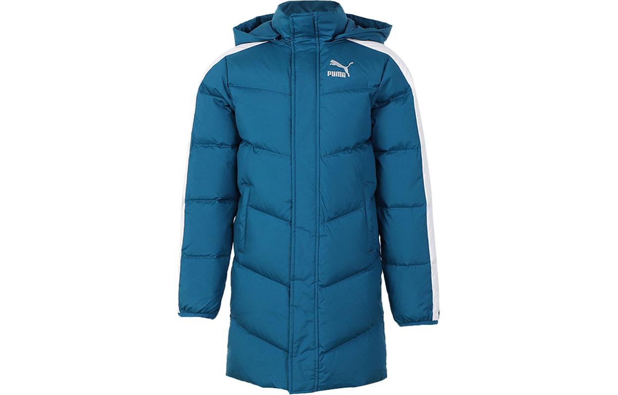 Детская куртка PUMA T7 Down Coat B (синяя)