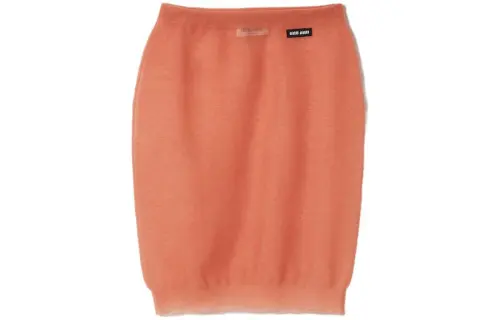 MIU MIU Casual Long Skirt Women's Peach