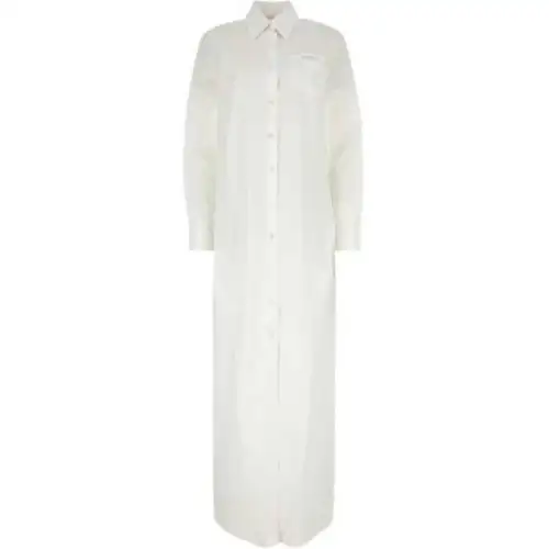 PRADA Long Sleeved Dress Women's White