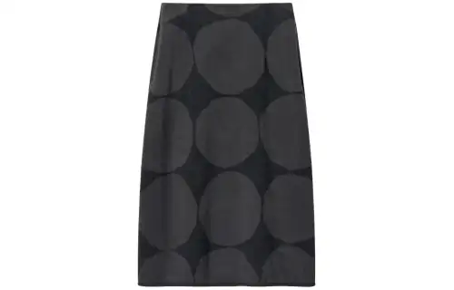 UNIQLO x Marimekko Casual Long Skirt Women's Dark Gray