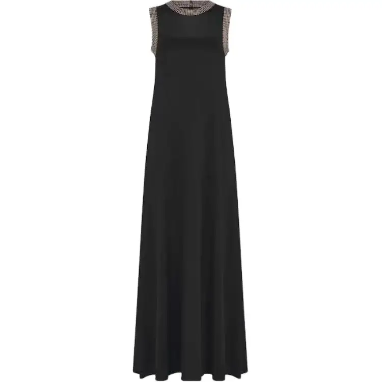 DIOR FW24 Sleeveless Dress Women's Black