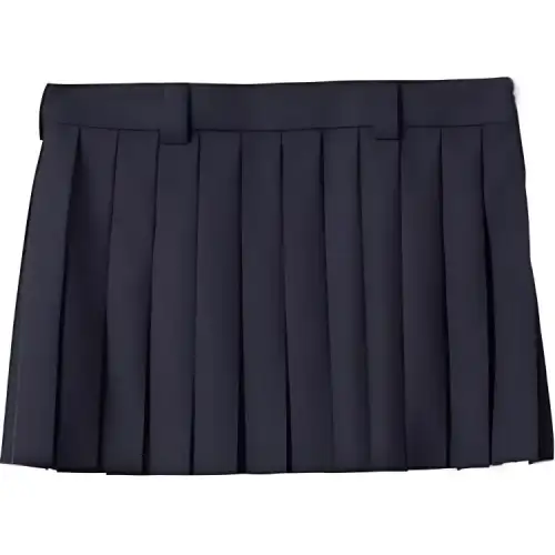 Miu Miu pleated wool miniskirt