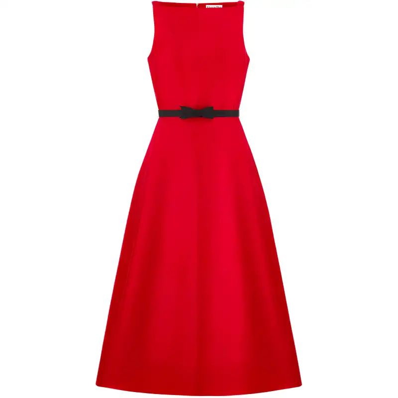 DIOR Sleeveless Dress Women's Red