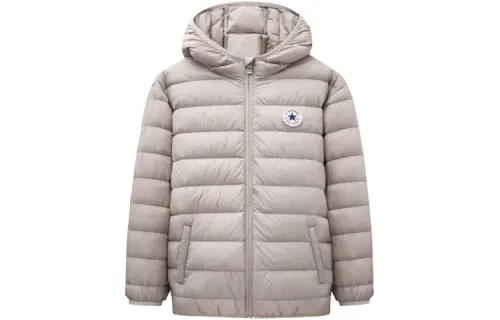 Converse Ultra light down jacket with hood with zipper, for teenagers