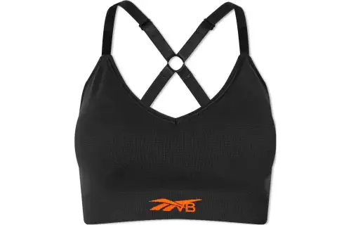 Reebok logo-print Workout bra