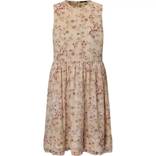LOUIS VUITTON Unicorn Print Midi Dress