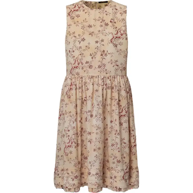 LOUIS VUITTON Unicorn Print Midi Dress