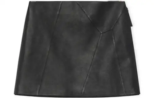 LOEWE Panelled Leather Mini Skirt