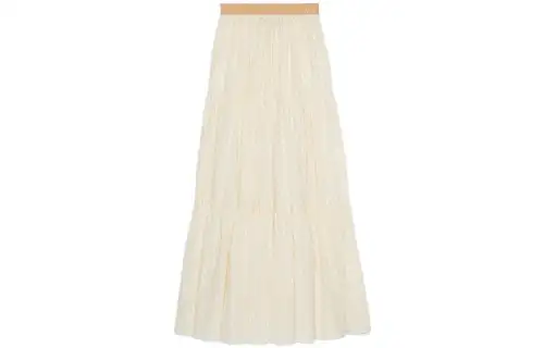 GUCCI Skirt Women's Ivory White